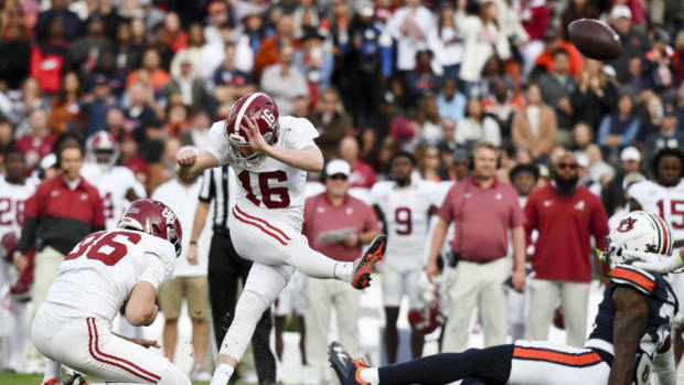 Alabama kicker Will Reichard.